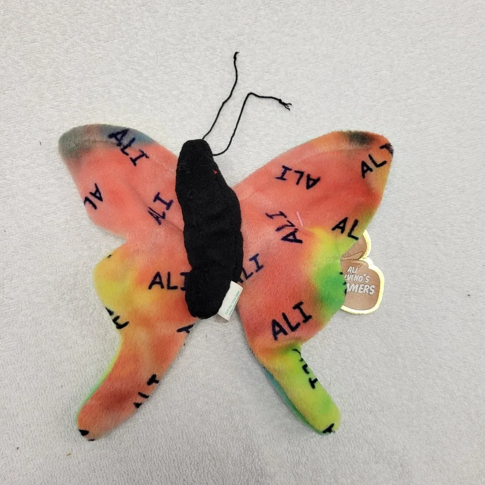 Ali Salvino's Bammers 1999 Muhammad Ali Butterfly bean bag plush